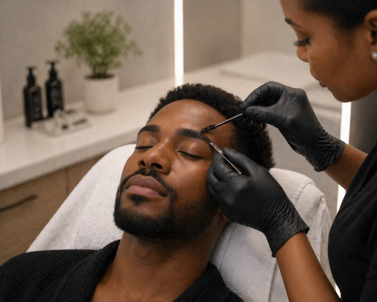 Épilation visage & sourcils homme